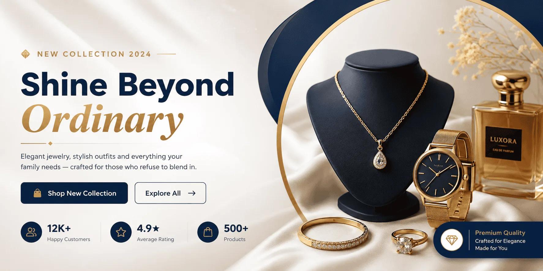 Luxora Store – Modern E-Commerce Website