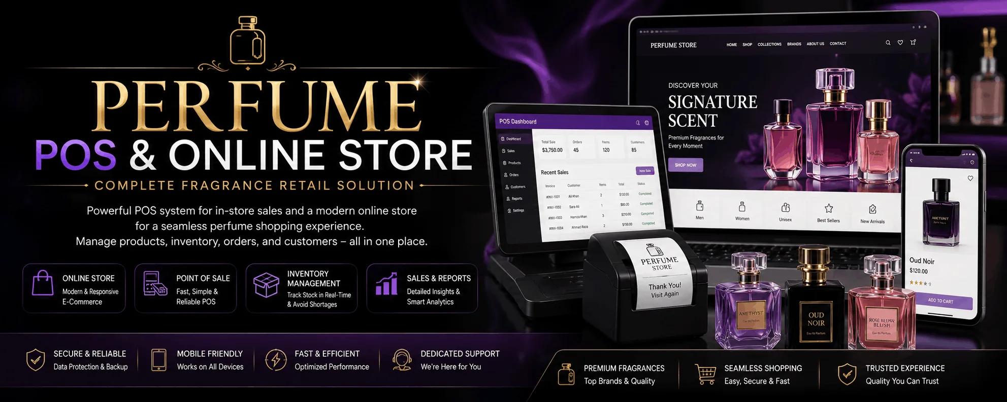 Perfume POS & Online Store – Complete Fragrance & Perfume Management Platform