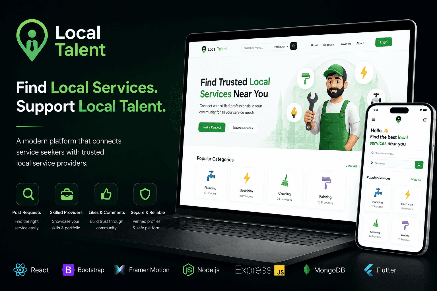 Local Talent – Local Service Marketplace